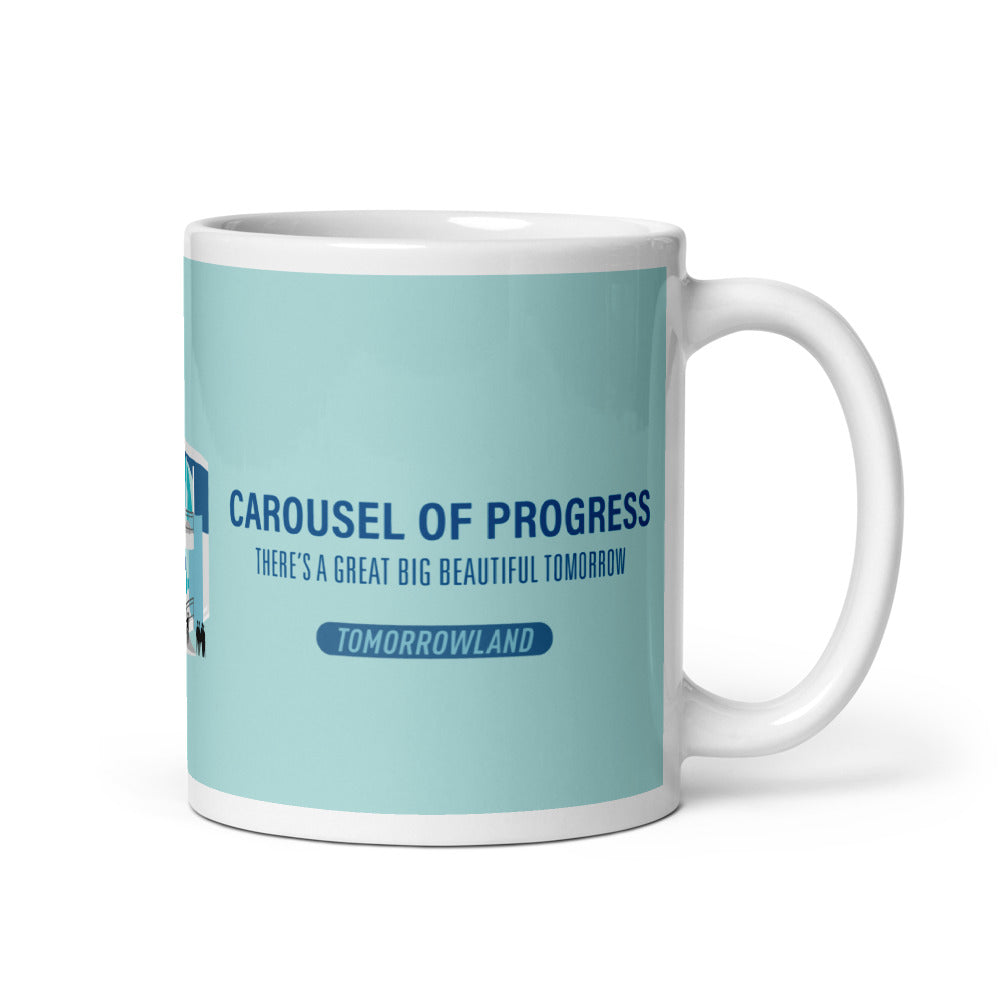 CAROUSEL OF PROGRESS building Mugs (3 sizes)
