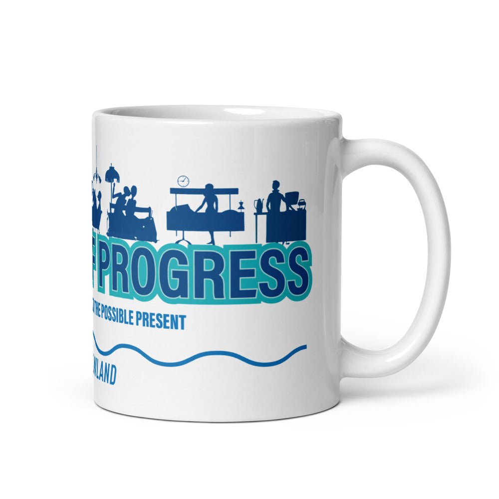 CAROUSEL OF PROGRESS silhouettes Mugs (3 sizes)