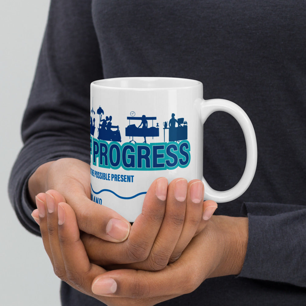 CAROUSEL OF PROGRESS silhouettes Mugs (3 sizes)