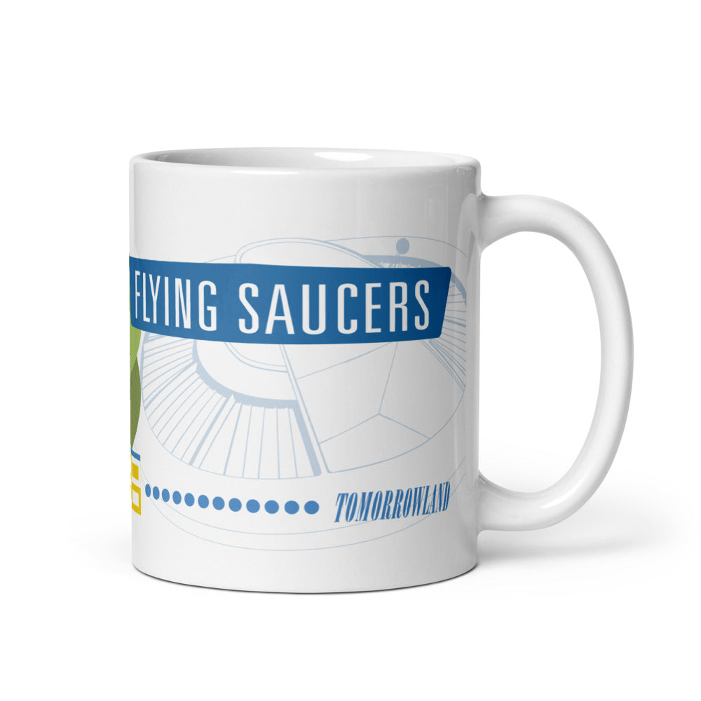 FLYING SAUCERS scene Mugs (3 sizes)