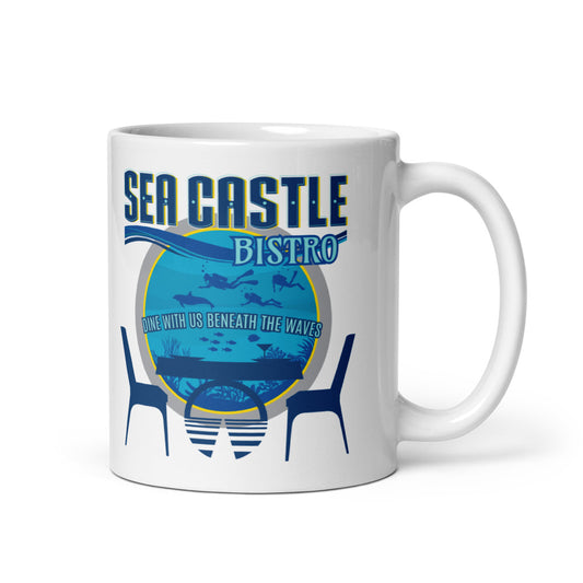 HORIZONS sea castle bistro Mugs (3 sizes)