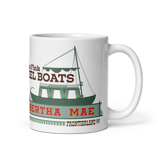 MIKE FINK KEEL BOATS bertha mae Mugs (3 sizes)