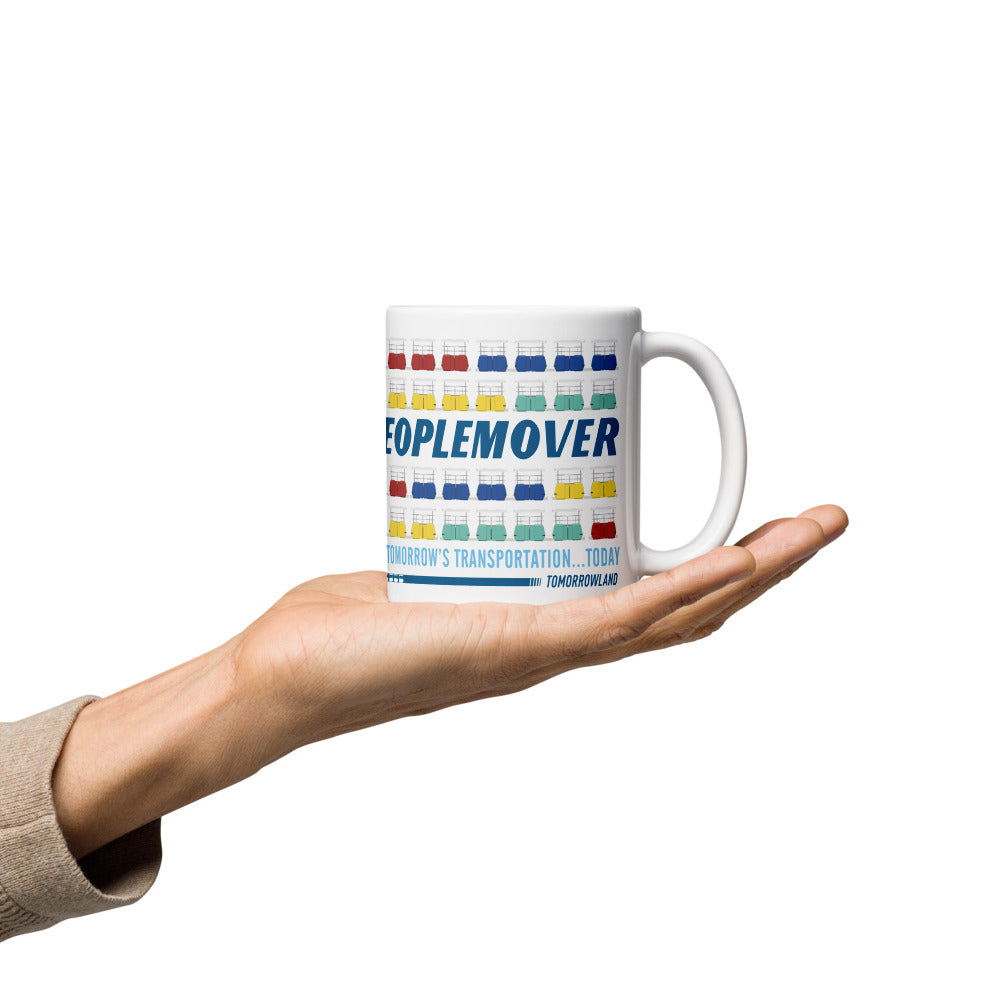 PEOPLEMOVER vehicles stacked Mugs (3 sizes)