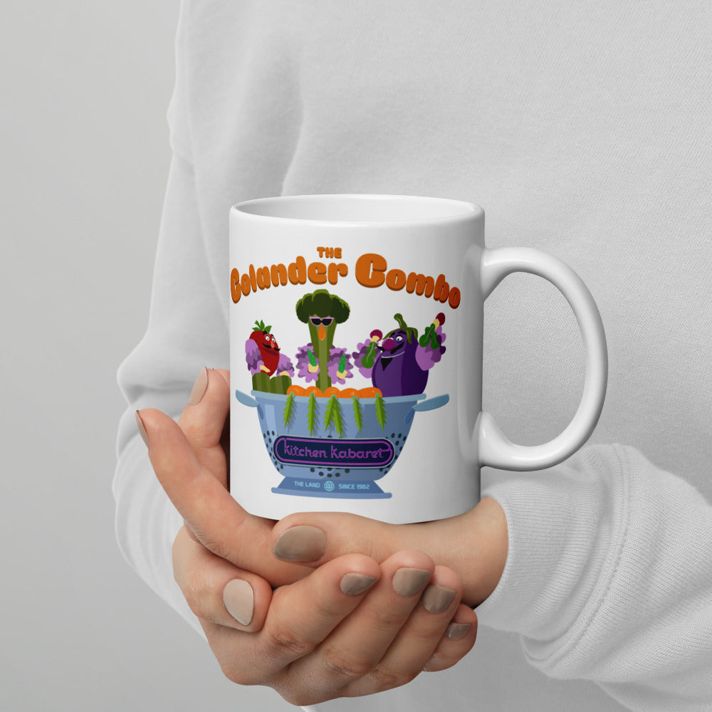 THE LAND kitchen kabaret colander Mugs (3 sizes)