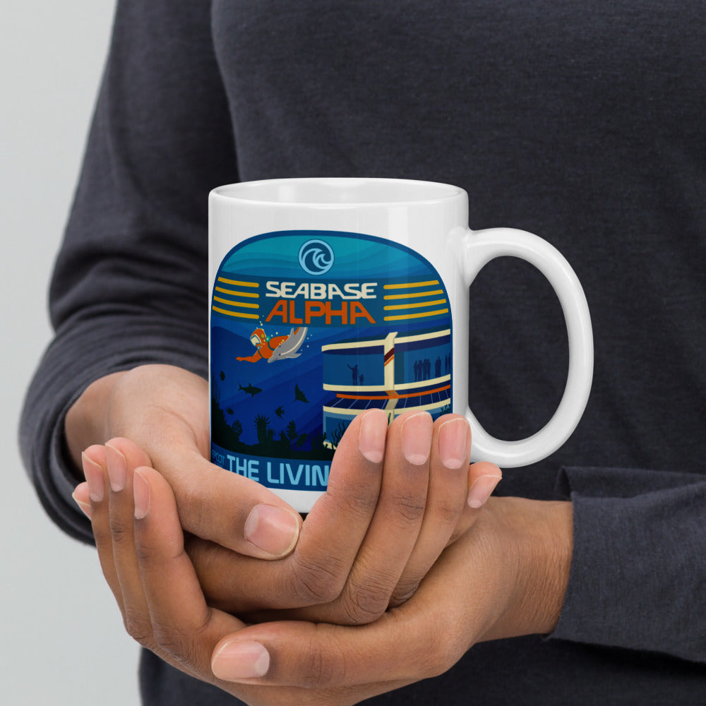 THE LIVING SEAS explore Mugs (3 sizes)