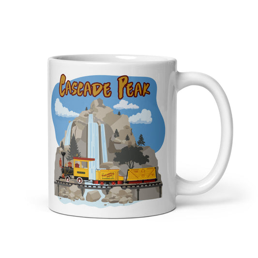 MINE TRAIN THROUGH NATURE'S WONDERLAND cascade peak Mugs (3 sizes)