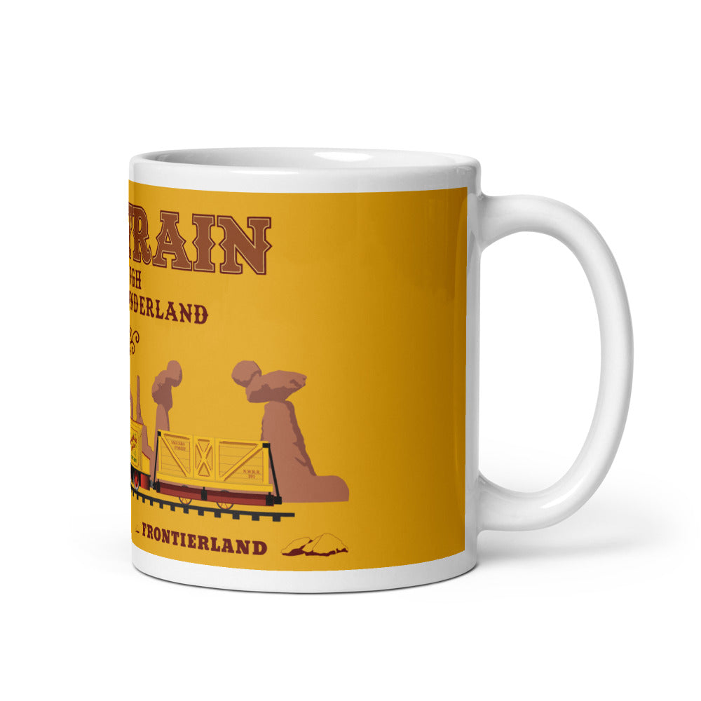 MINE TRAIN THROUGH NATURE'S WONDERLAND train Mugs (3 sizes)