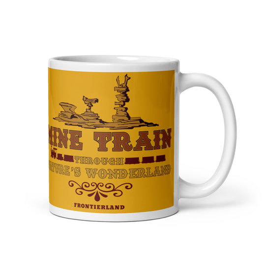 MINE TRAIN THROUGH NATURE'S WONDERLAND title Mugs (3 sizes)