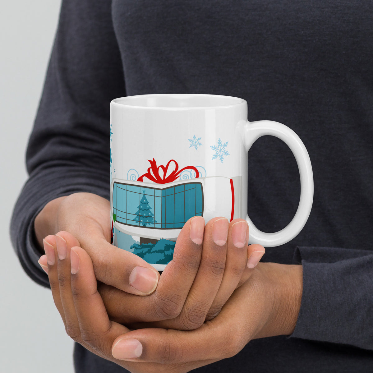 DL HOLIDAY TIME future house Mug