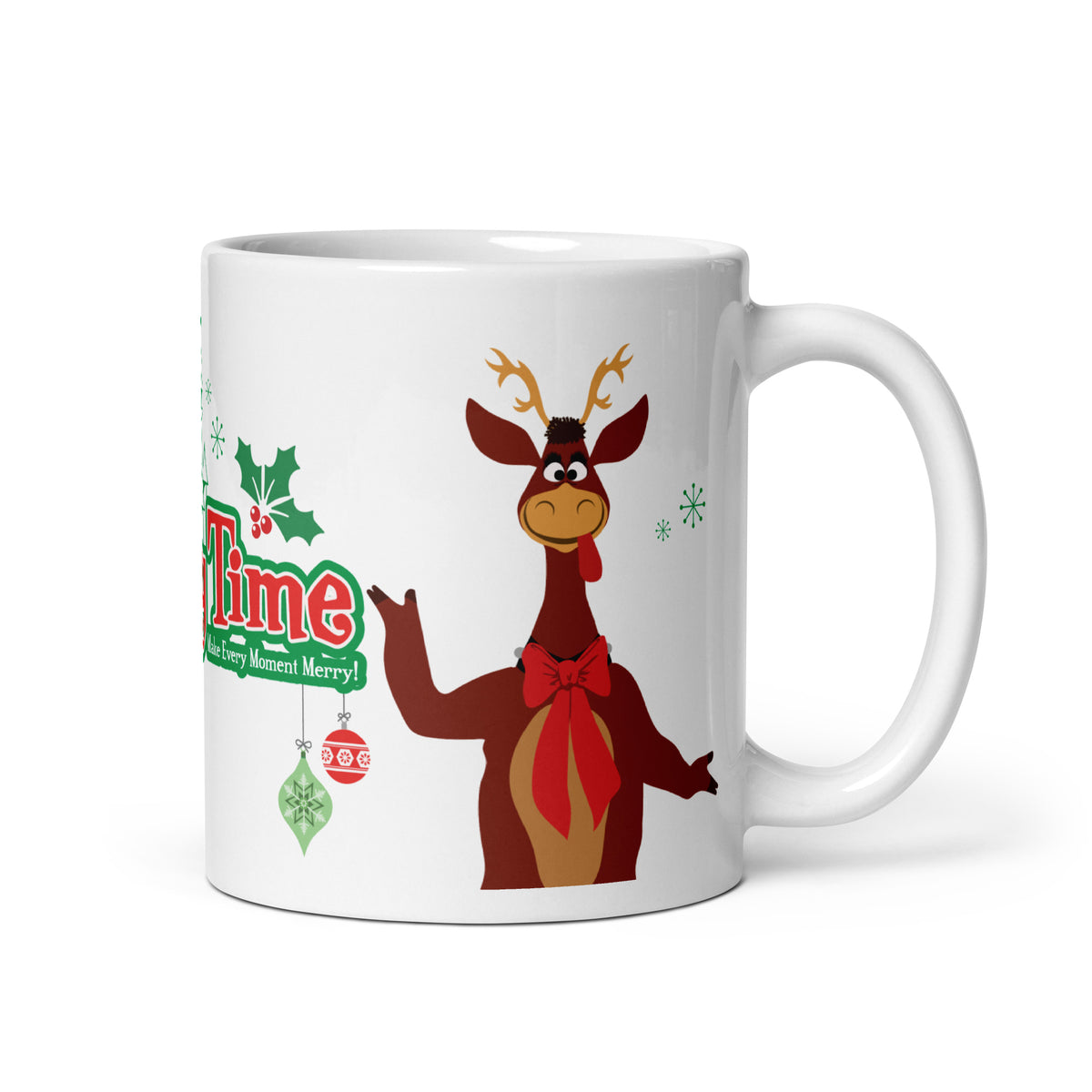 DL HOLIDAY TIME reindeer Mug