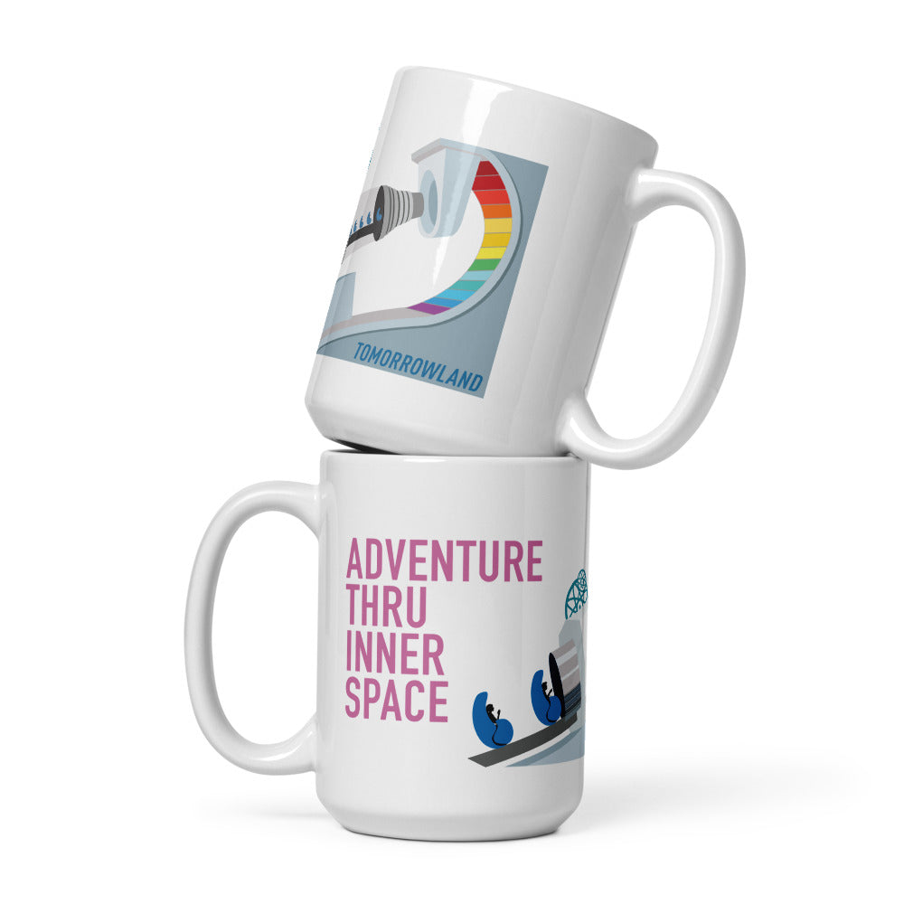 ADVENTURE THRU INNER SPACE microscope Mugs (3 sizes)
