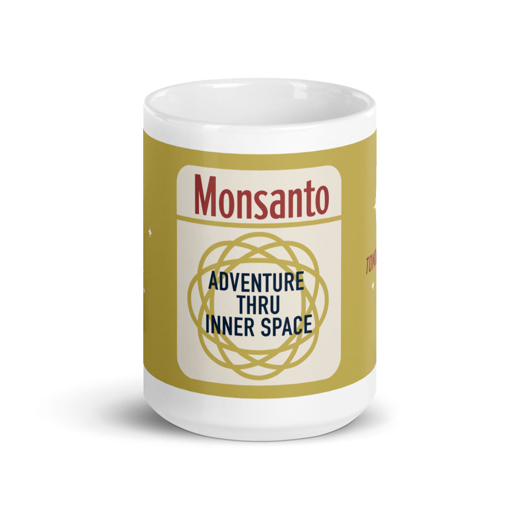 ADVENTURE THRU INNER SPACE monsanto Mugs (3 sizes)