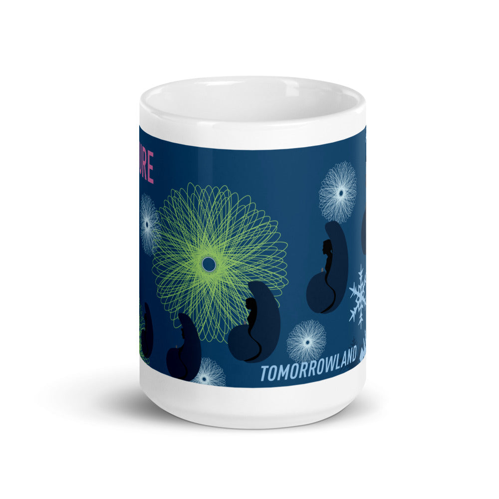ADVENTURE THRU INNER SPACE poster Mugs (3 sizes)