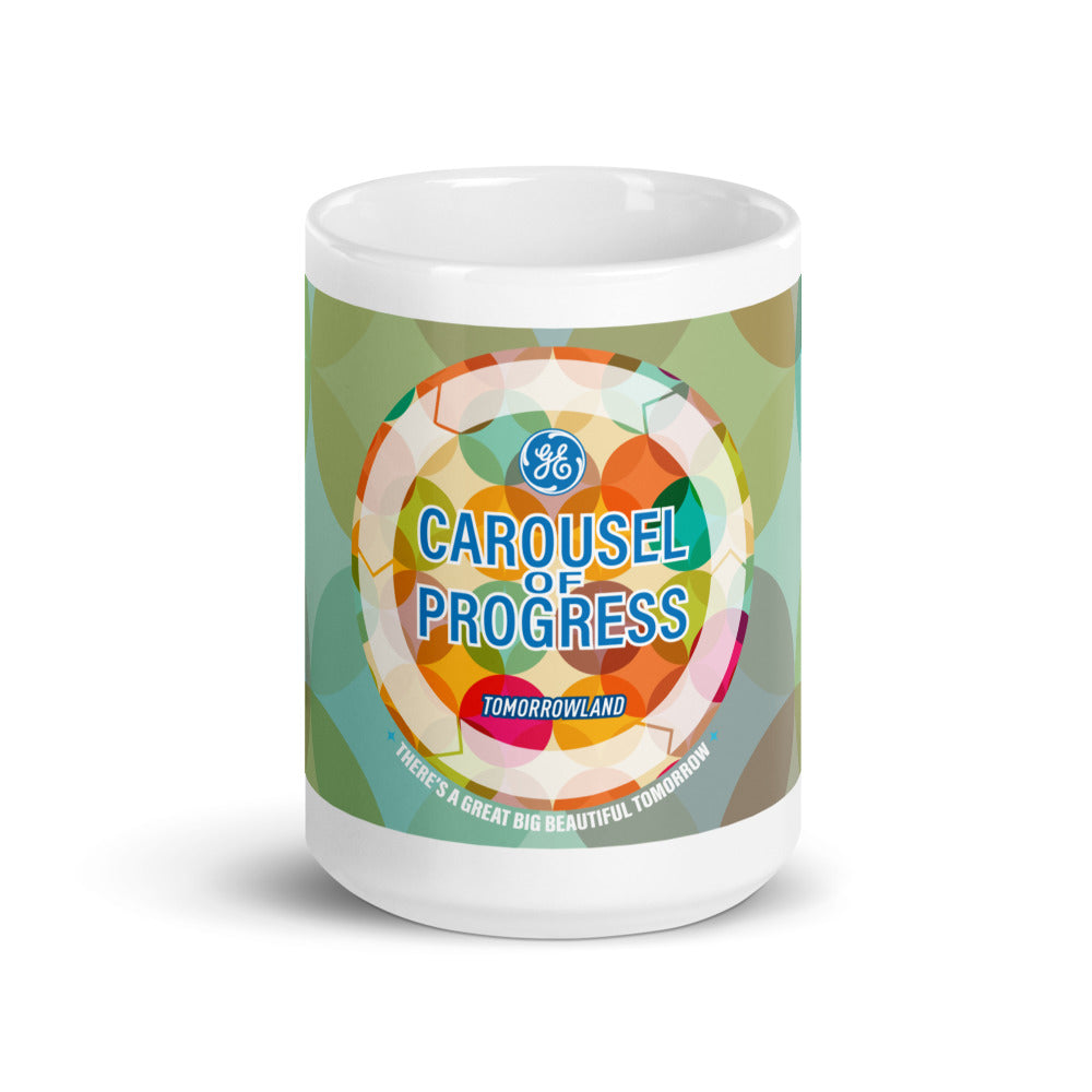 CAROUSEL OF PROGRESS kaleidoscope Mugs (3 sizes)