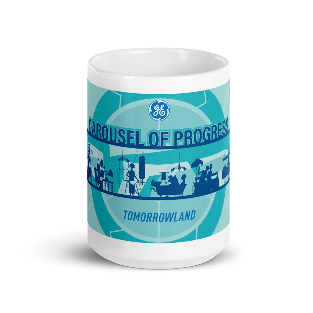 CAROUSEL OF PROGRESS scene Mugs (3 sizes)