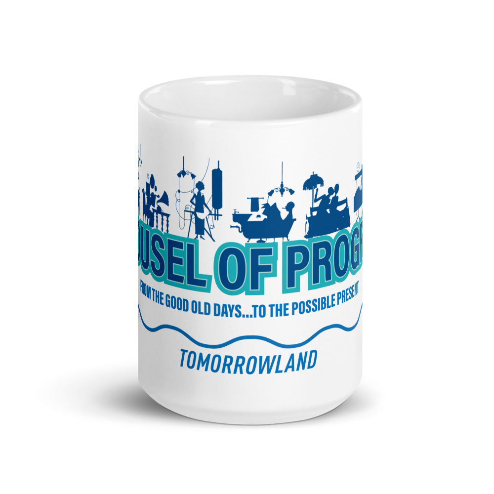 CAROUSEL OF PROGRESS silhouettes Mugs (3 sizes)