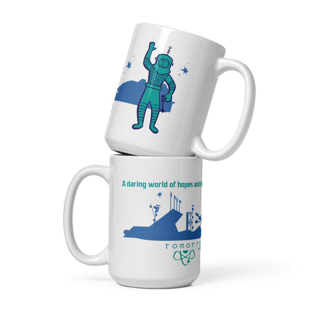 TOMORROWLAND astronaut Mugs (3 sizes)