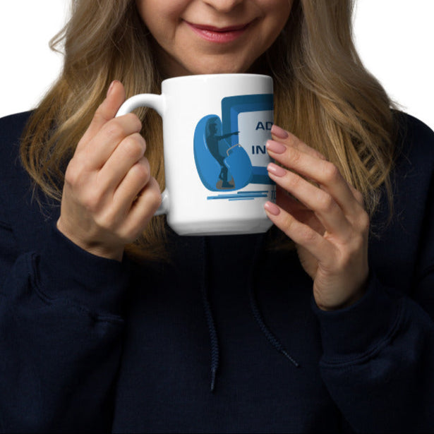 ADVENTURE THRU INNER SPACE sign Mugs (3 sizes)