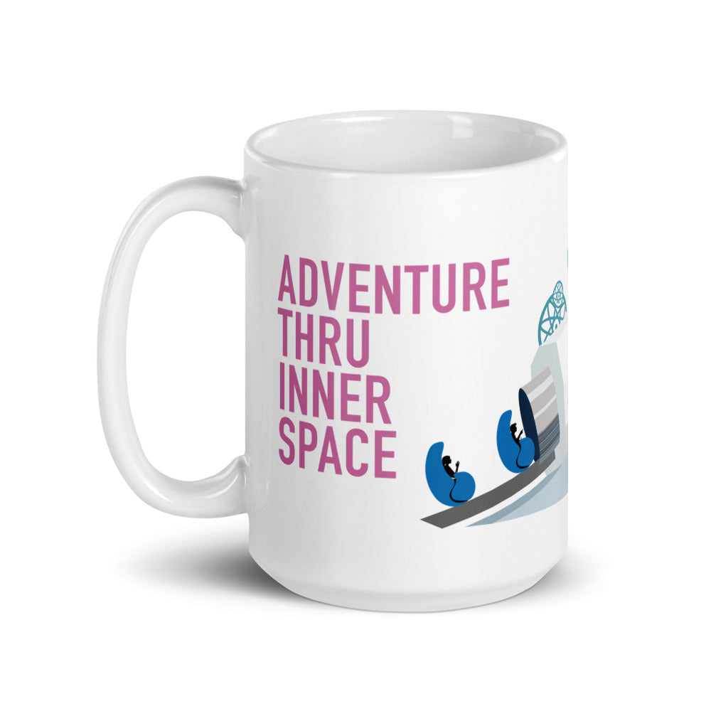 ADVENTURE THRU INNER SPACE microscope Mugs (3 sizes)