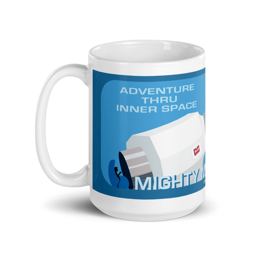 ADVENTURE THRU INNER SPACE mighty microscope Mugs (3 sizes)