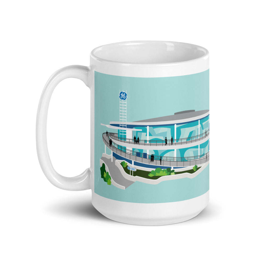 CAROUSEL OF PROGRESS building Mugs (3 sizes)