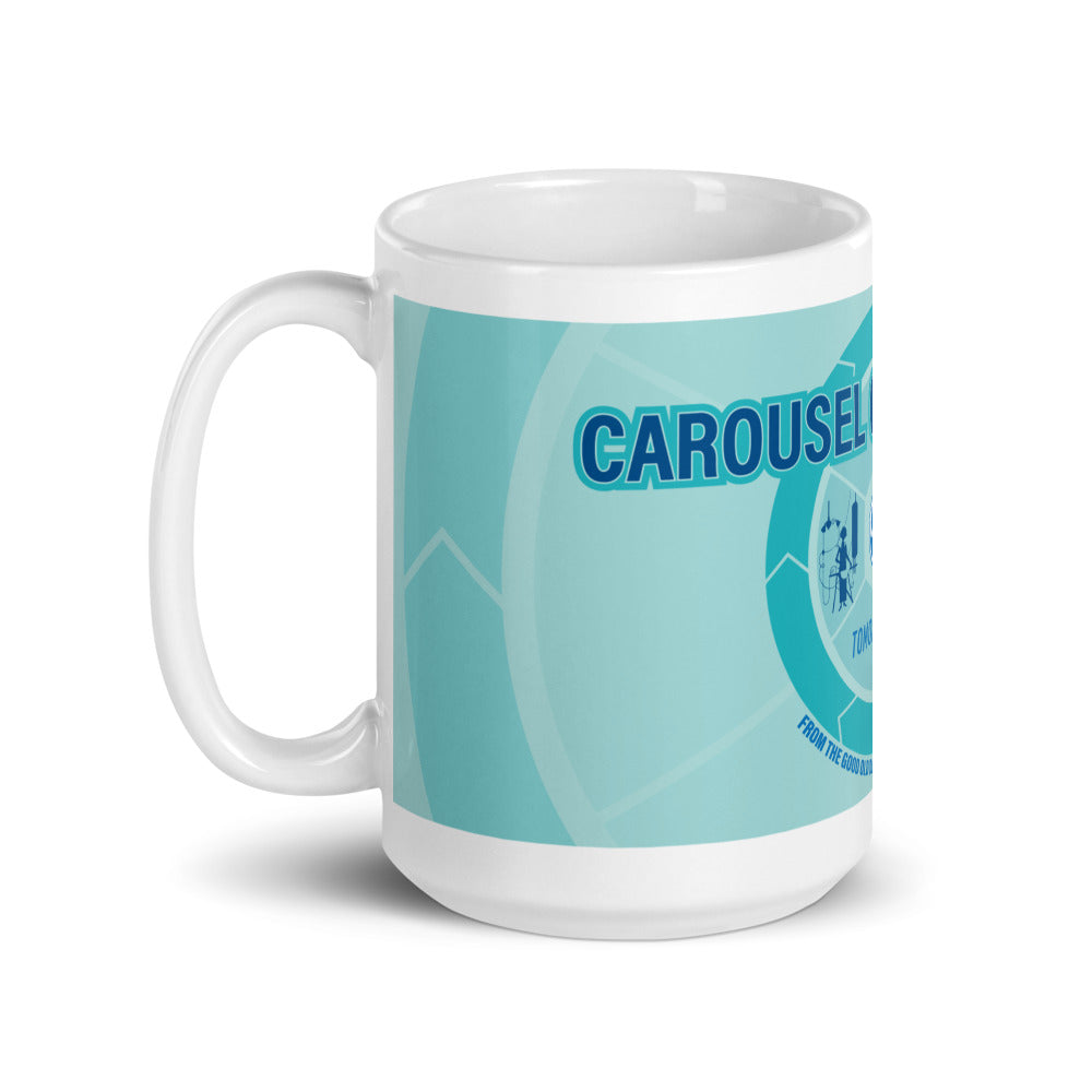 CAROUSEL OF PROGRESS icon Mugs (3 sizes)
