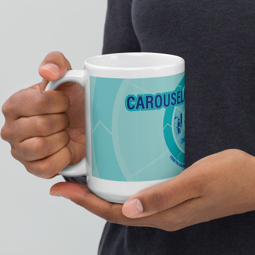 CAROUSEL OF PROGRESS icon Mugs (3 sizes)
