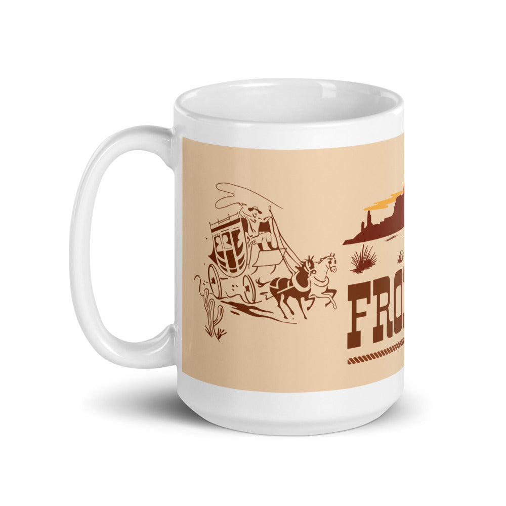 FRONTIERLAND stagecoach Mugs (3 sizes)