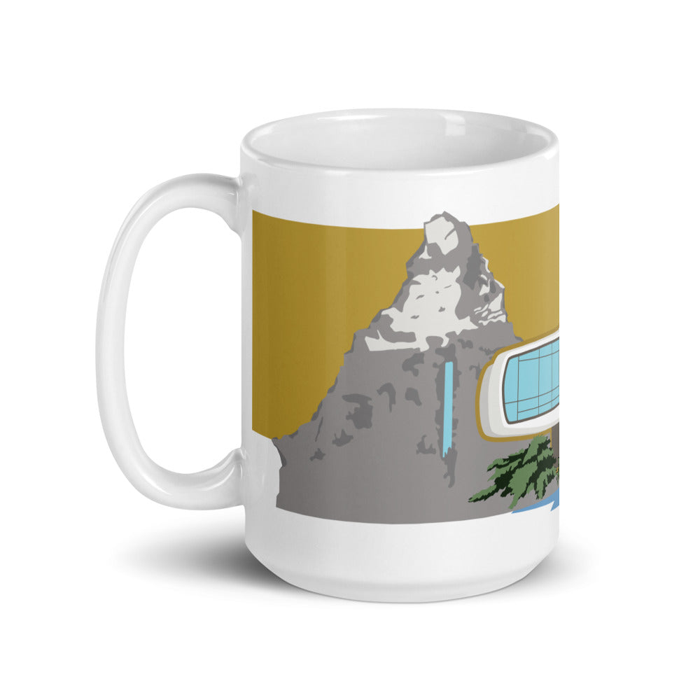 HOUSE OF THE FUTURE scene Mugs (3 sizes)