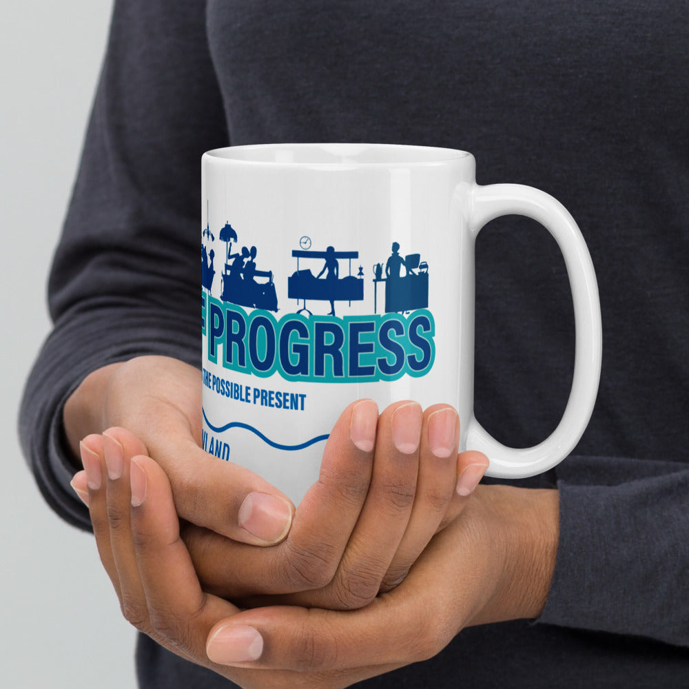 CAROUSEL OF PROGRESS silhouettes Mugs (3 sizes)