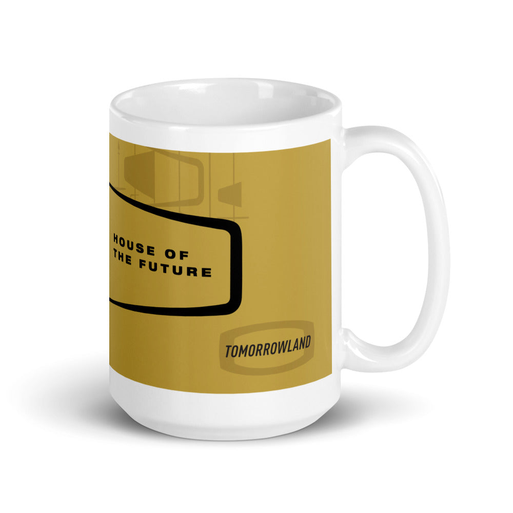 HOUSE OF THE FUTURE title block Mugs (3 sizes)