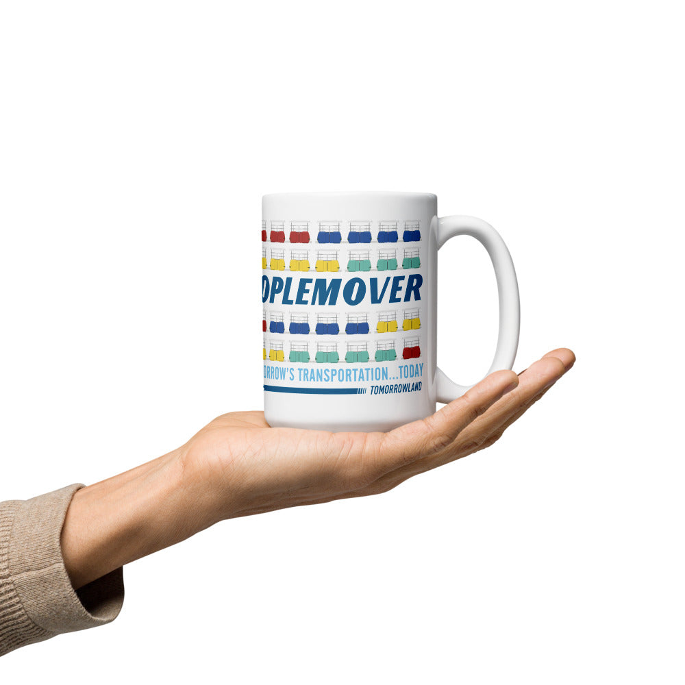 PEOPLEMOVER vehicles stacked Mugs (3 sizes)