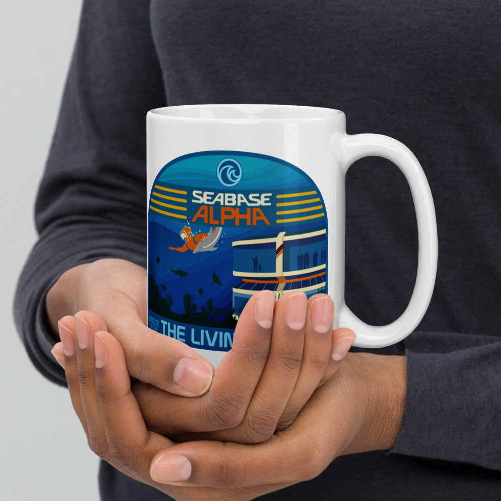 THE LIVING SEAS explore Mugs (3 sizes)