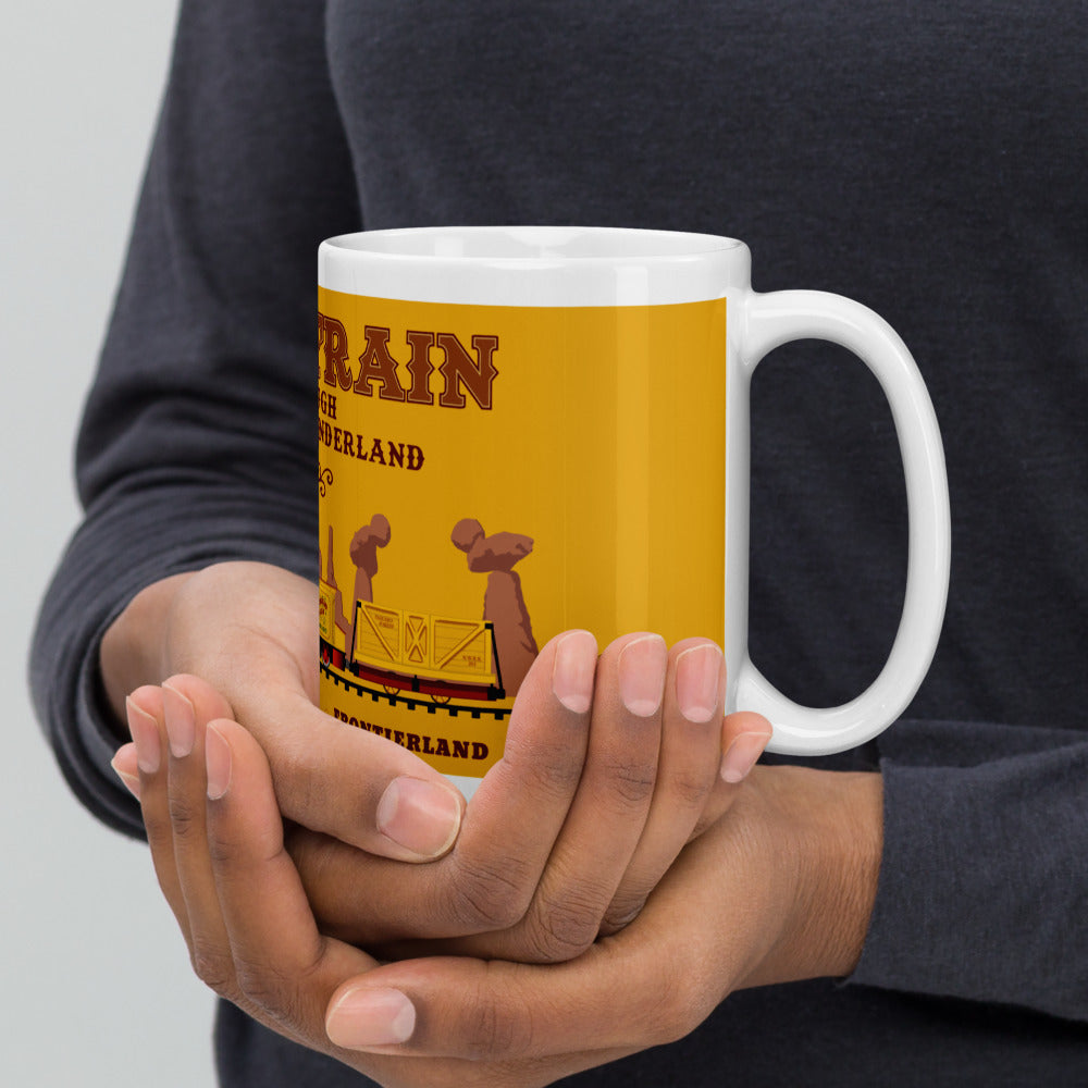 MINE TRAIN THROUGH NATURE'S WONDERLAND train Mugs (3 sizes)