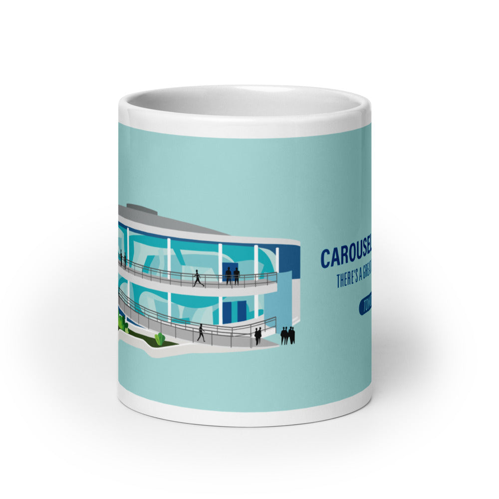 CAROUSEL OF PROGRESS building Mugs (3 sizes)