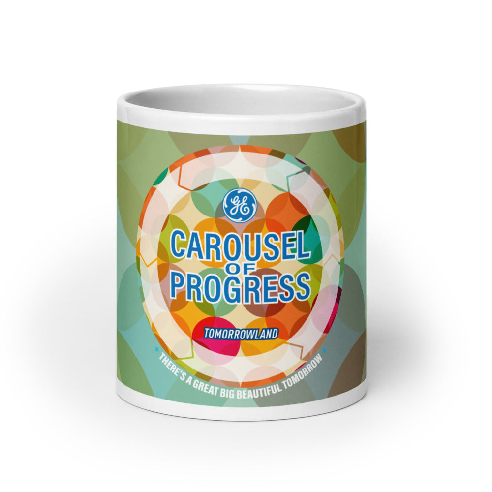 CAROUSEL OF PROGRESS kaleidoscope Mugs (3 sizes)