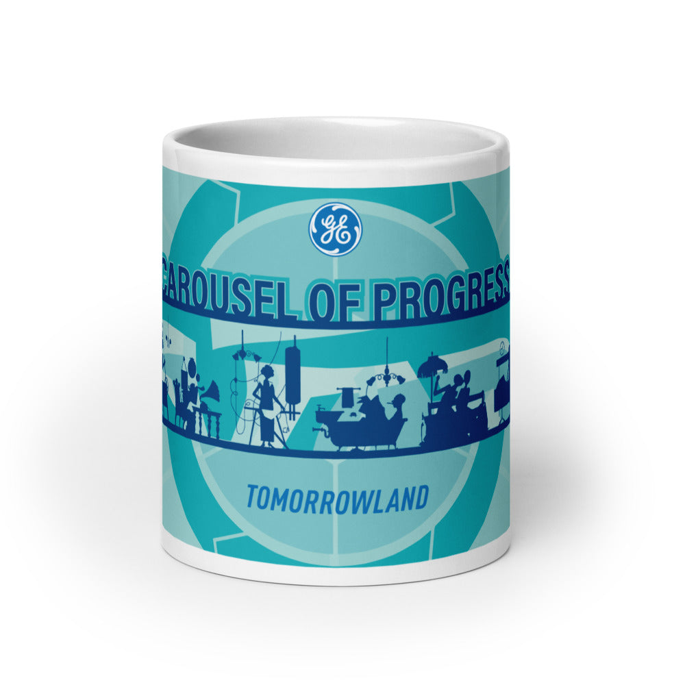 CAROUSEL OF PROGRESS scene Mugs (3 sizes)