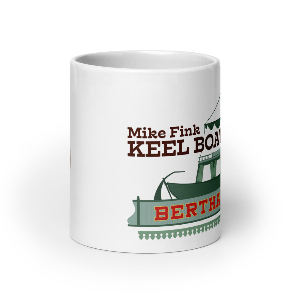 MIKE FINK KEEL BOATS bertha mae Mugs (3 sizes)