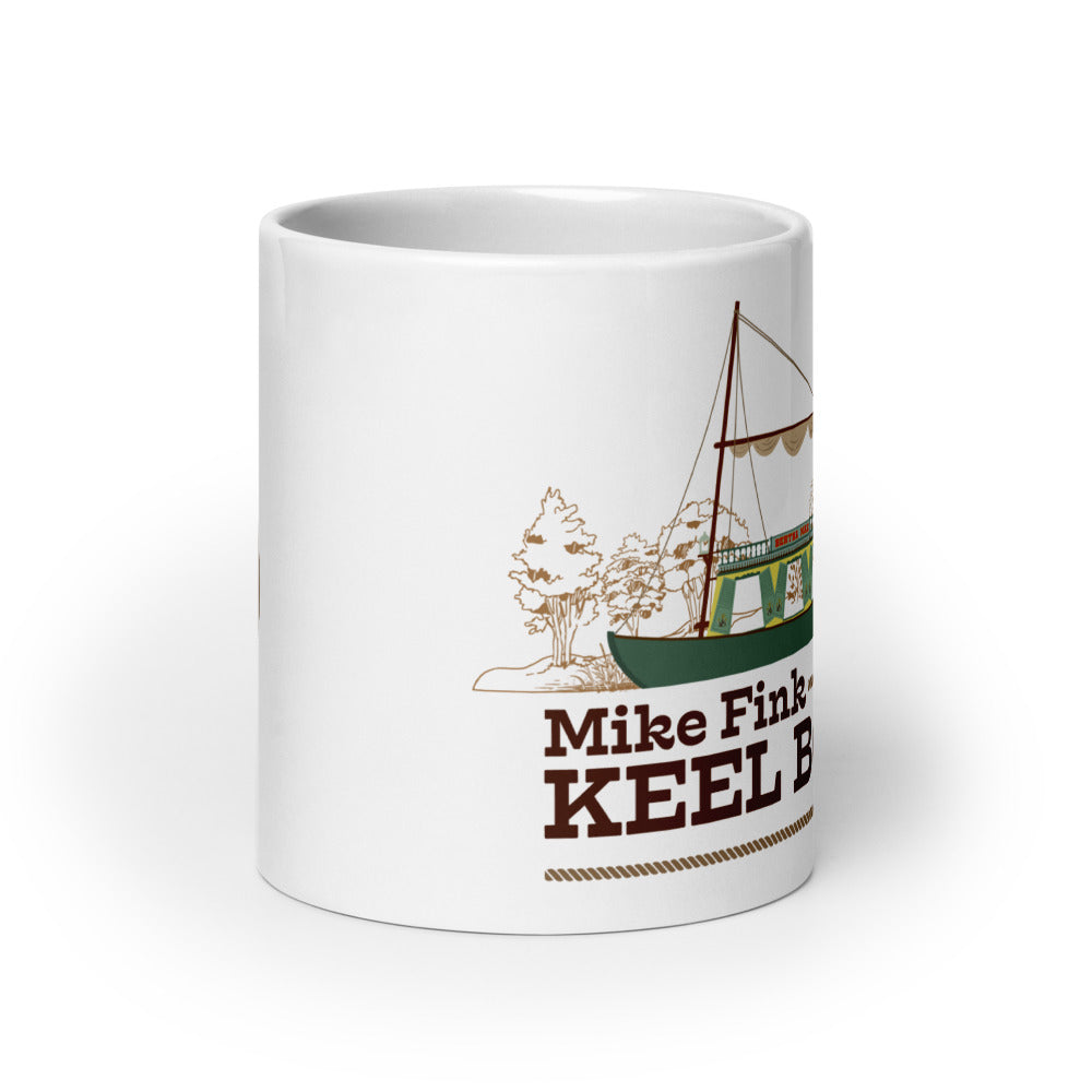 MIKE FINK KEEL BOATS scene Mugs (3 sizes)