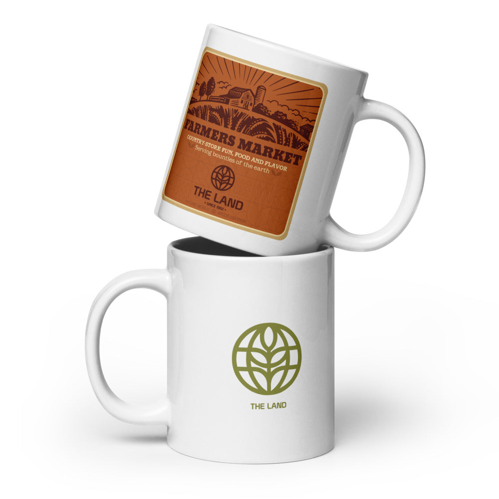 THE LAND farmers market Mugs (3 sizes)
