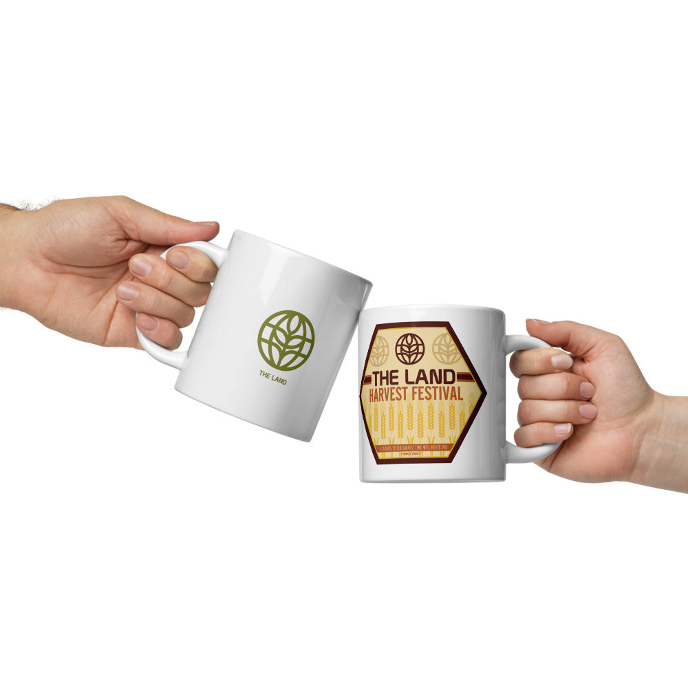THE LAND harvest festival Mugs (3 sizes)