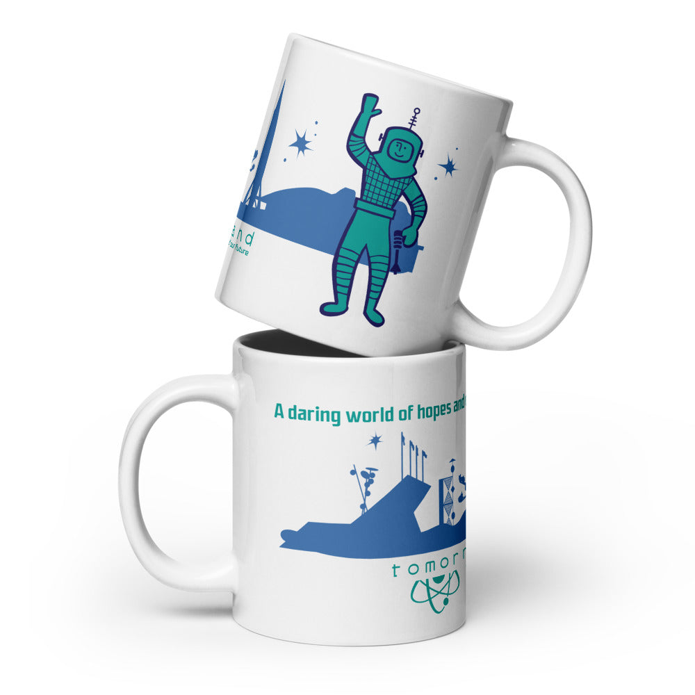 TOMORROWLAND astronaut Mugs (3 sizes)
