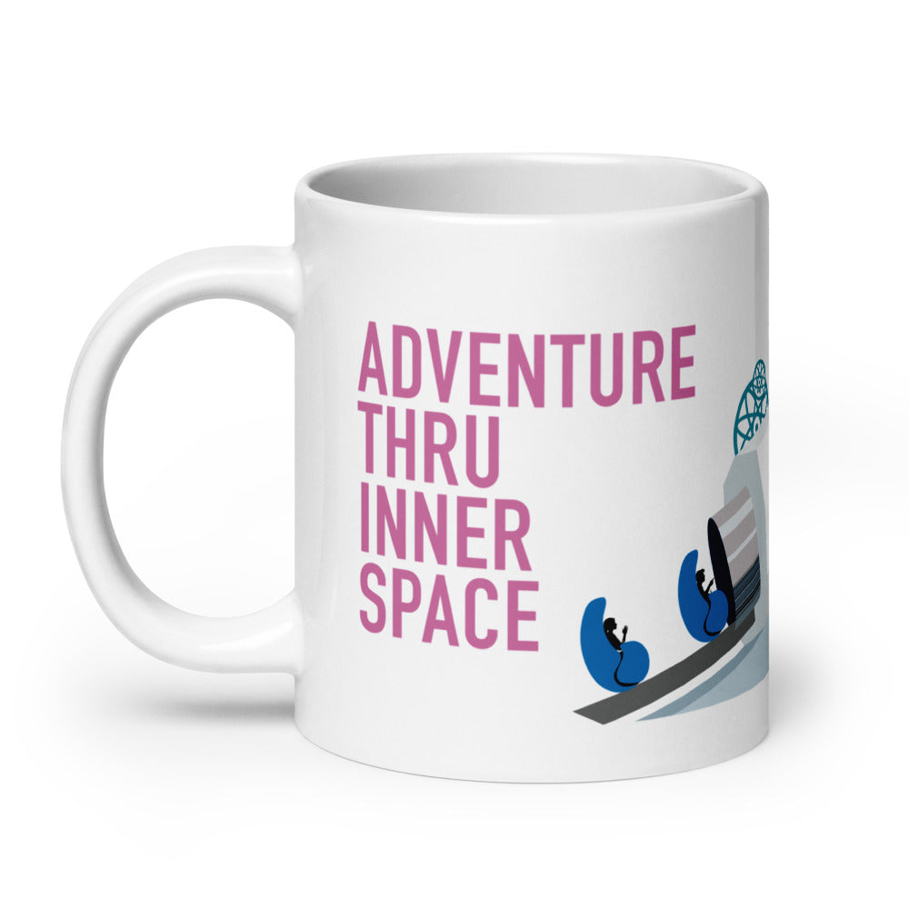 ADVENTURE THRU INNER SPACE microscope Mugs (3 sizes)
