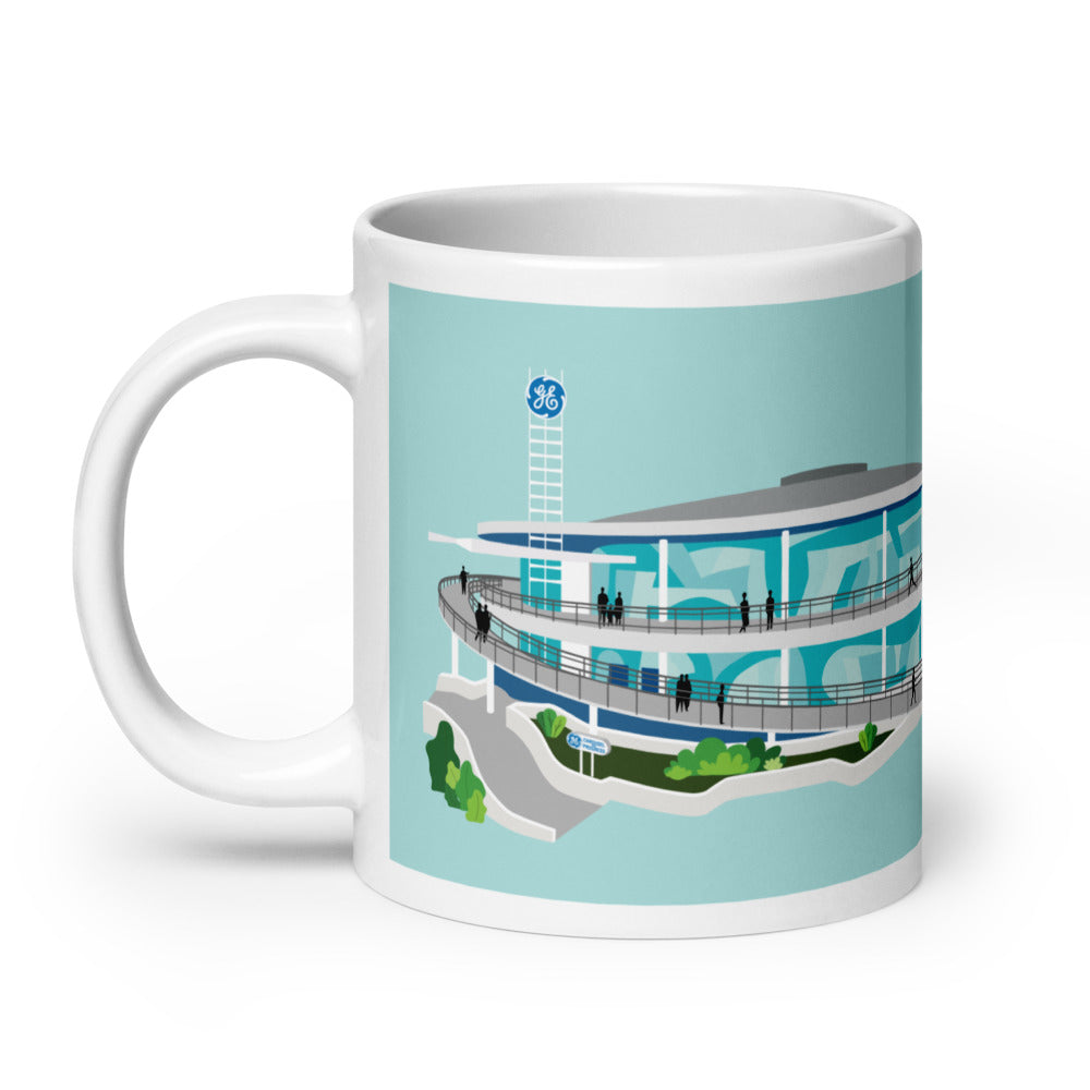 CAROUSEL OF PROGRESS building Mugs (3 sizes)