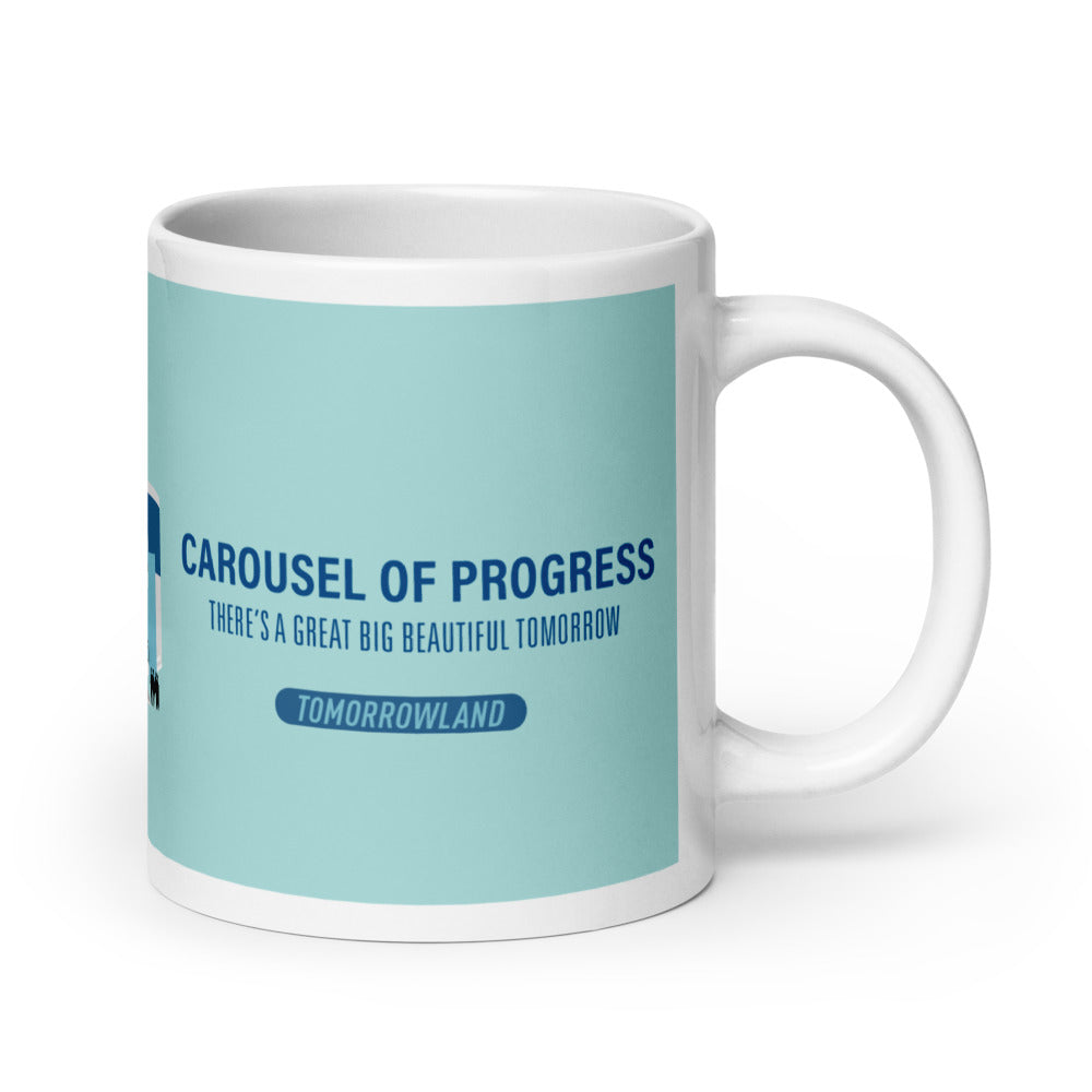 CAROUSEL OF PROGRESS building Mugs (3 sizes)