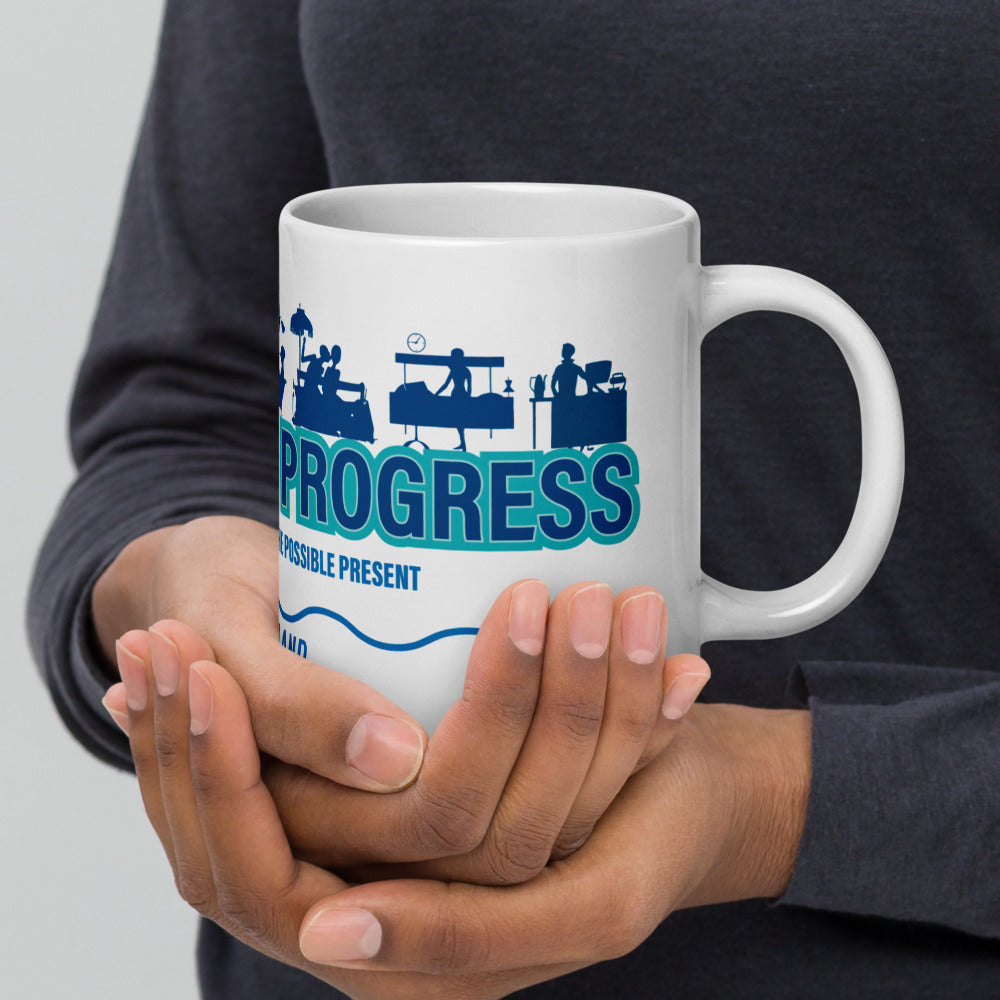 CAROUSEL OF PROGRESS silhouettes Mugs (3 sizes)
