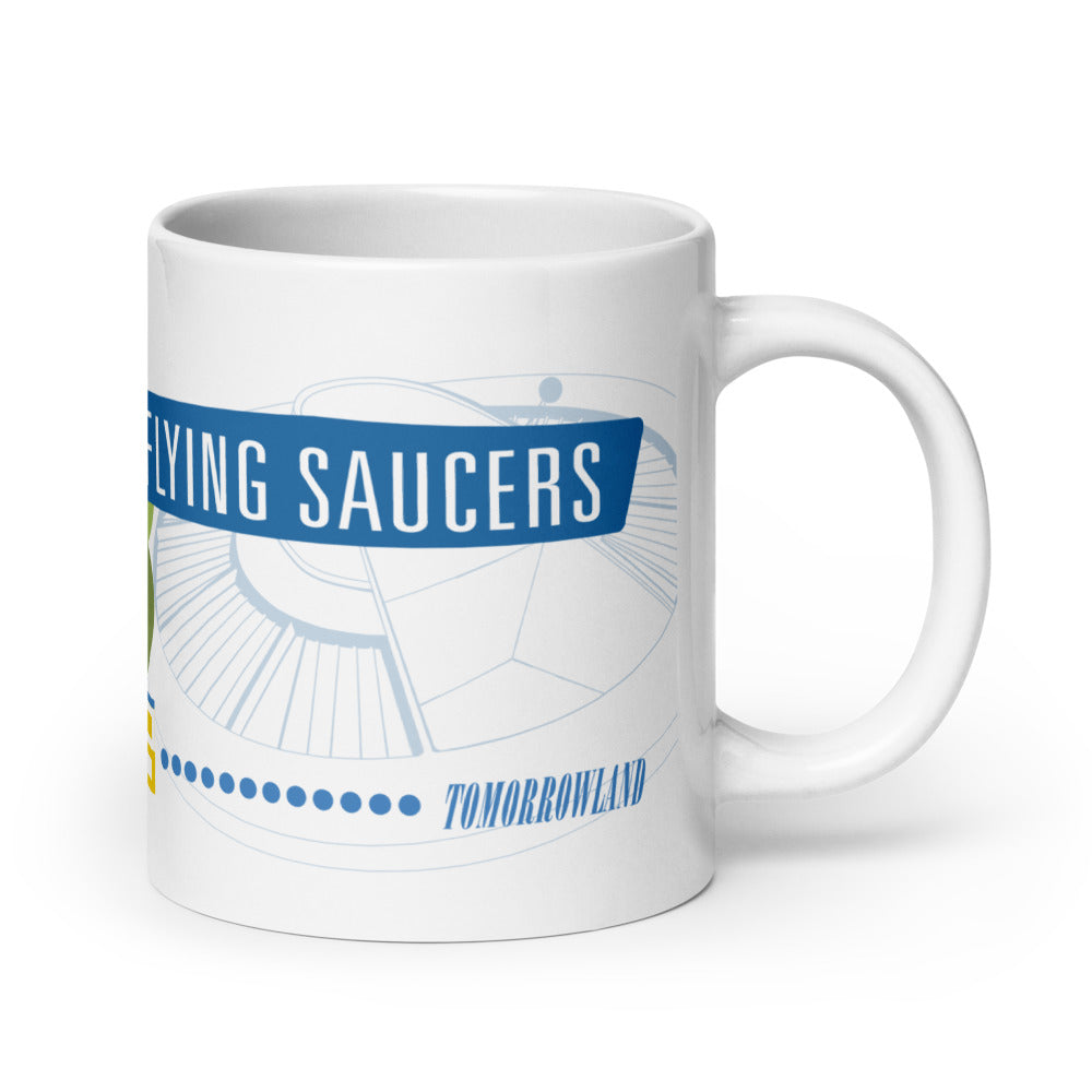 FLYING SAUCERS scene Mugs (3 sizes)