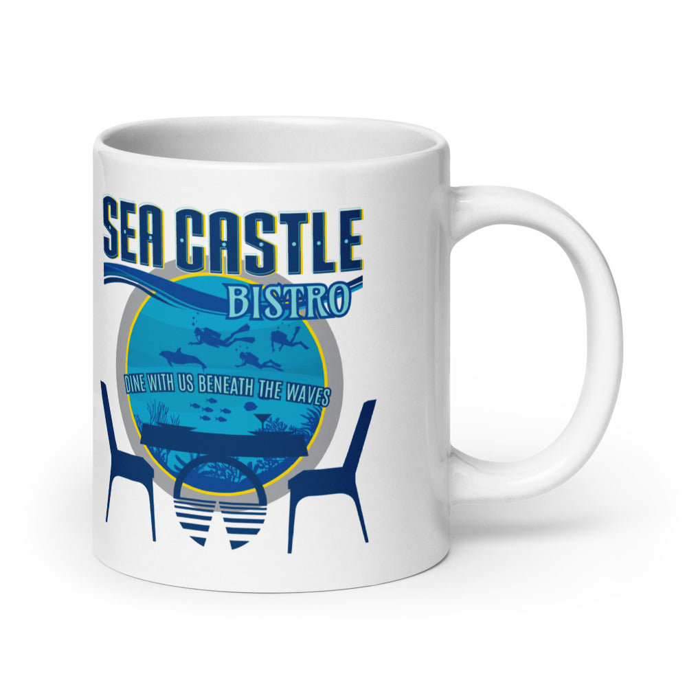 HORIZONS sea castle bistro Mugs (3 sizes)