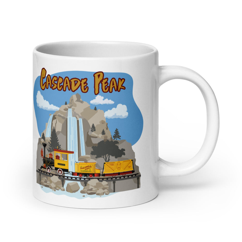 MINE TRAIN THROUGH NATURE'S WONDERLAND cascade peak Mugs (3 sizes)