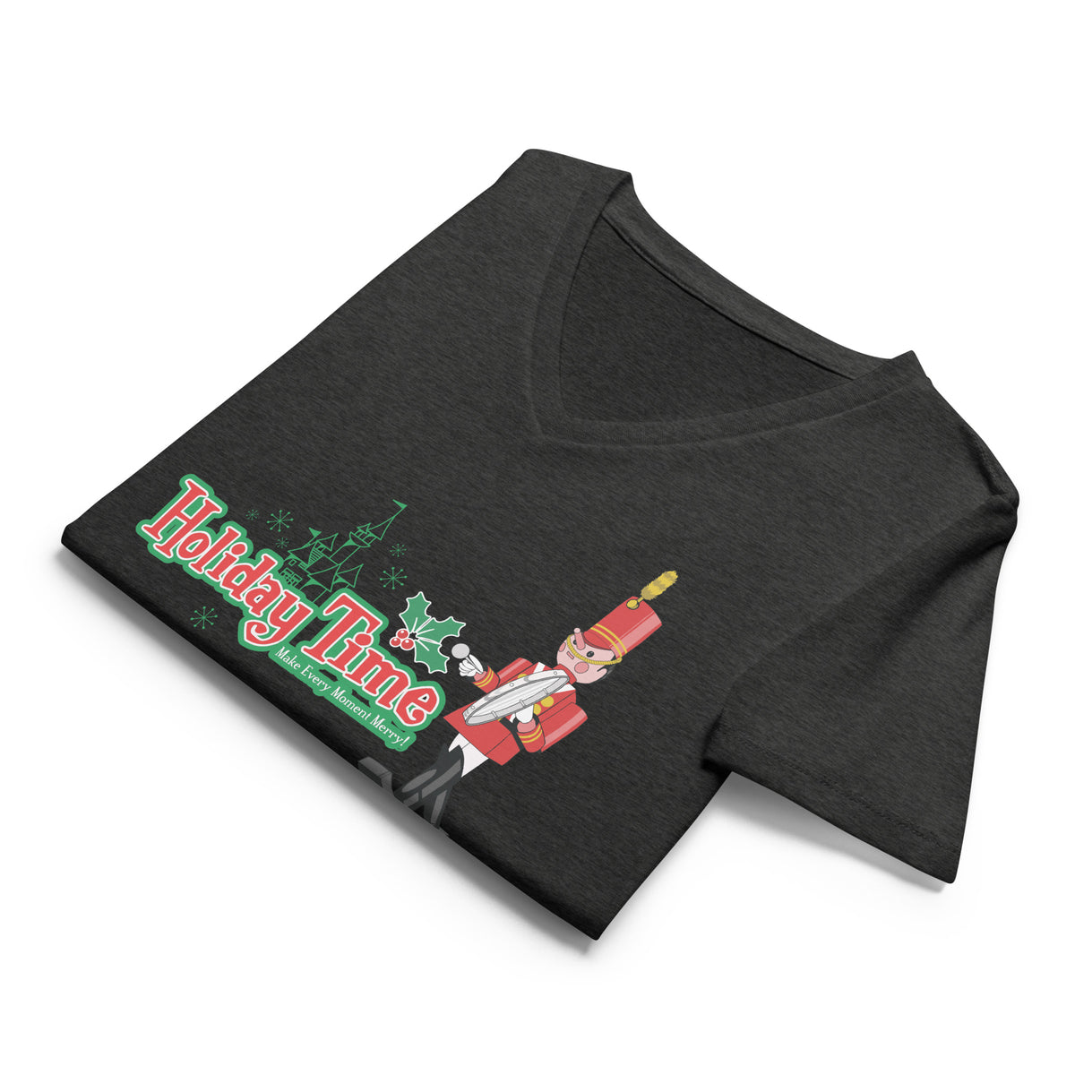 DL HOLIDAY TIME toy soldiers Women’s V-neck T-shirt